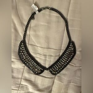 Ann Taylor Beaded and Stoned Collar Necklace, Excellent Condition Never Worn
